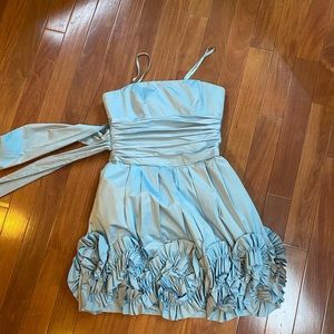 BCBG baby blue dress